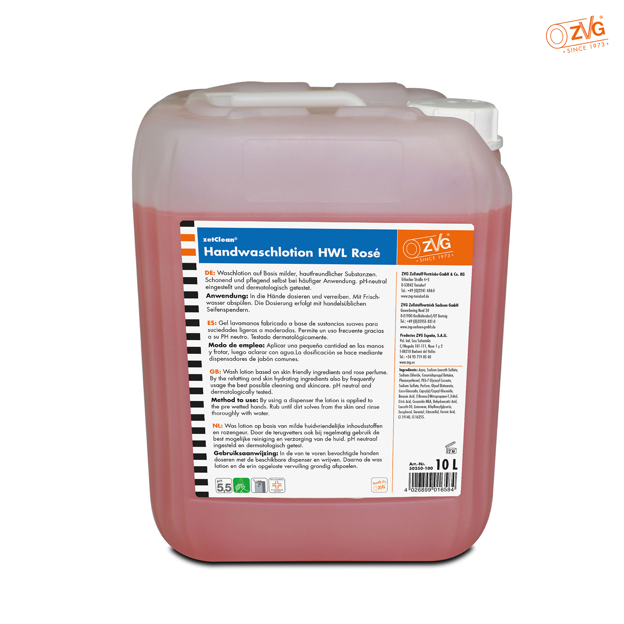 Handwaschlotion HWL Rosé 10l Handwaschlotion HWL Rosé 10l